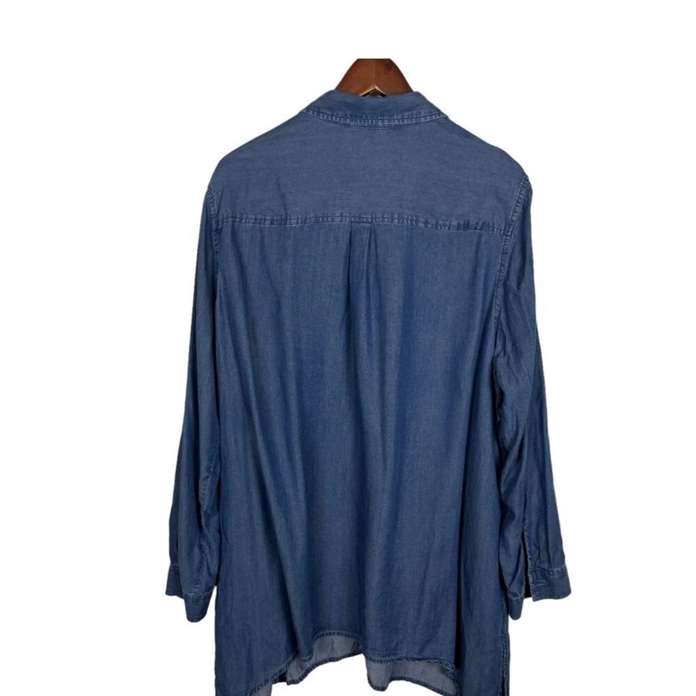 Blue Button-Up Shirt - Picture 4 of 12